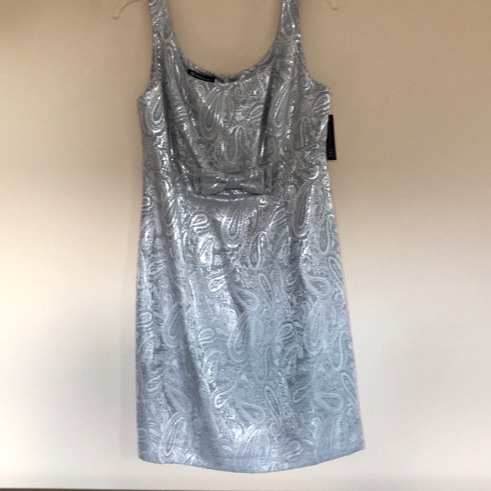 INC silver dress